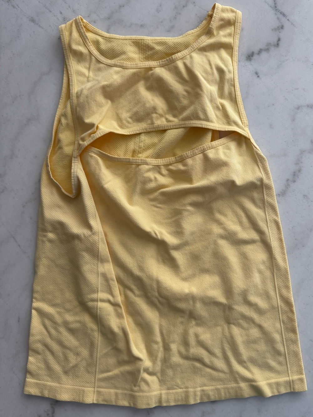 Last Set- Yellow Sleeveless Women's Tank Top